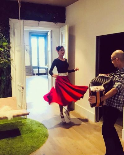 Animation dansée lors d'un événement d'entreprise à Maison Lassagne, Lyon